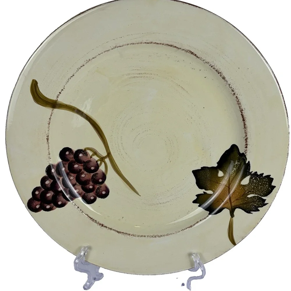 Tabletops Unlimited‎ Villa Grande 4 Hand Painted 12 1/2